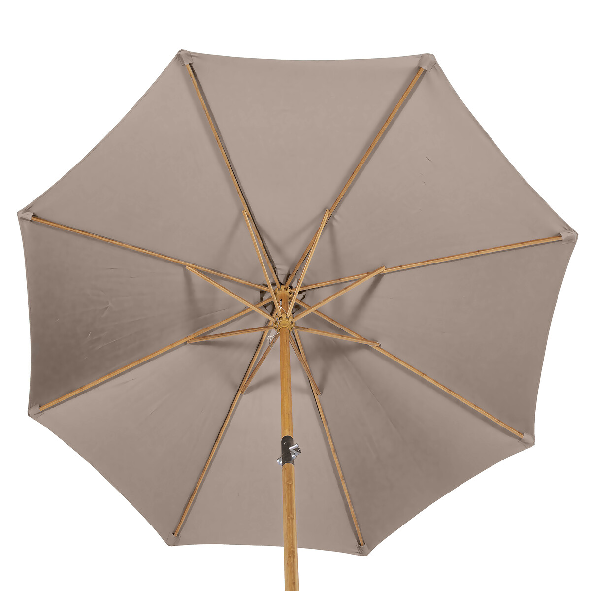 Guarda-sol redondo TINAEI taupe 2,60x3m