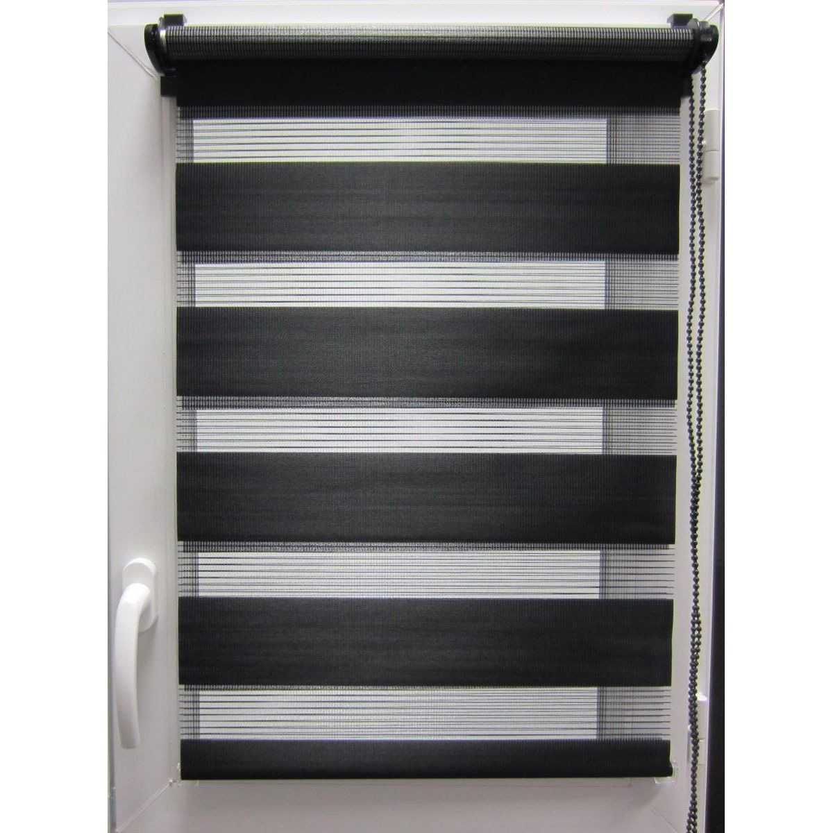 Estore noite/dia preto 147x180cm,  Estore noite/dia preto 147x180cm