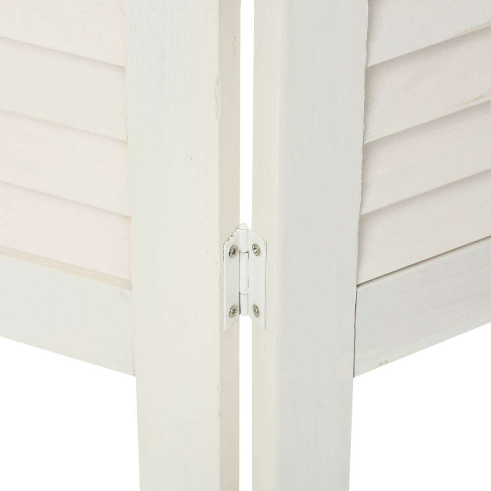 Biombo De Madeira Branco