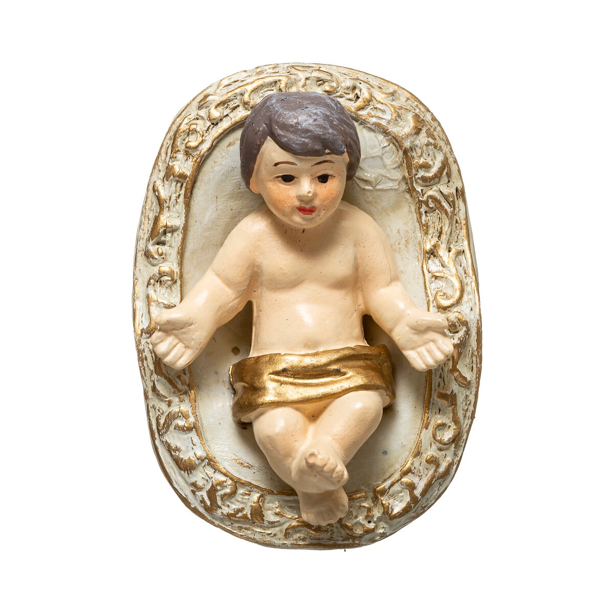 Pres&eacute;pio com 11 figuras e cen&aacute;rio