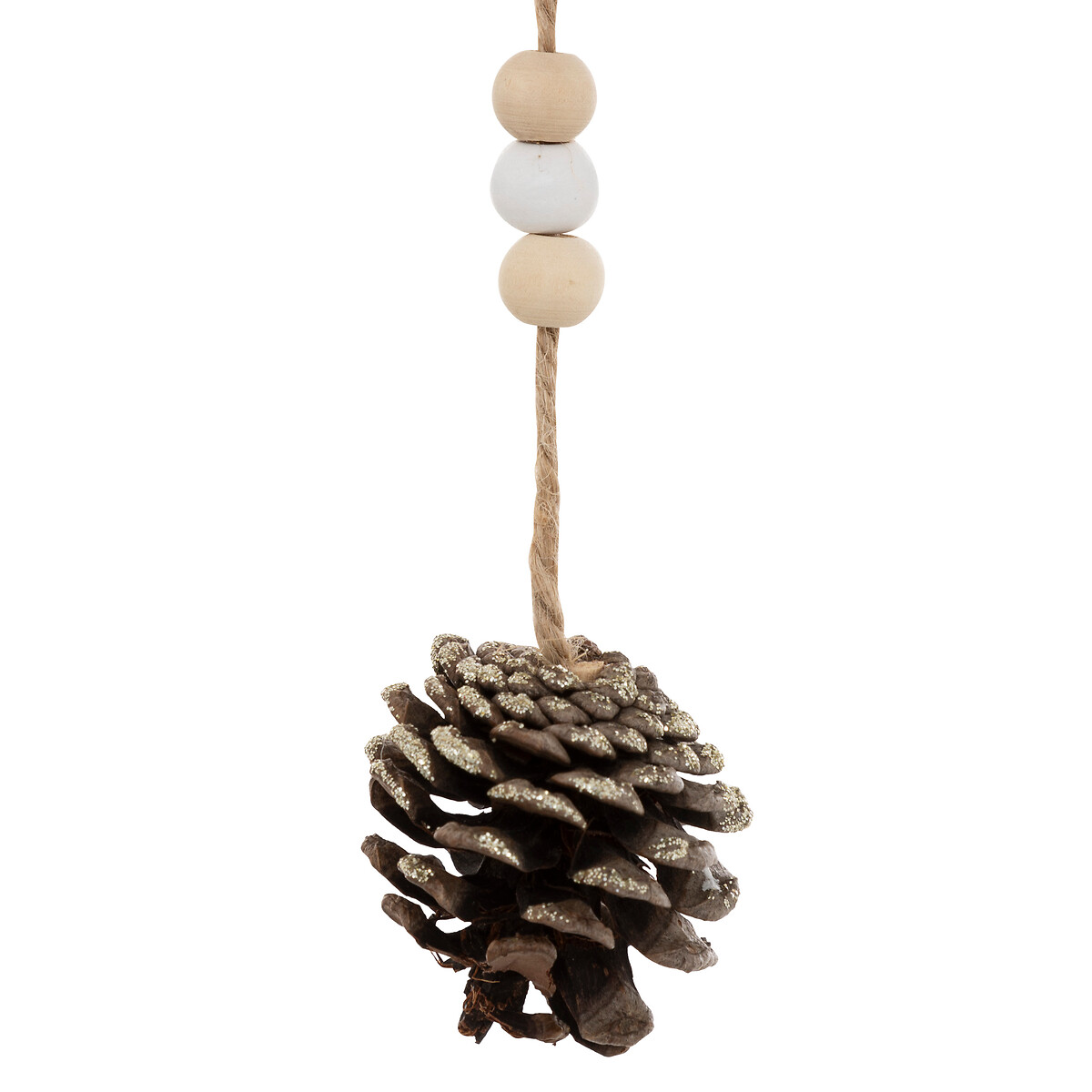 Pendurante cogumelo e pinhas 33cm