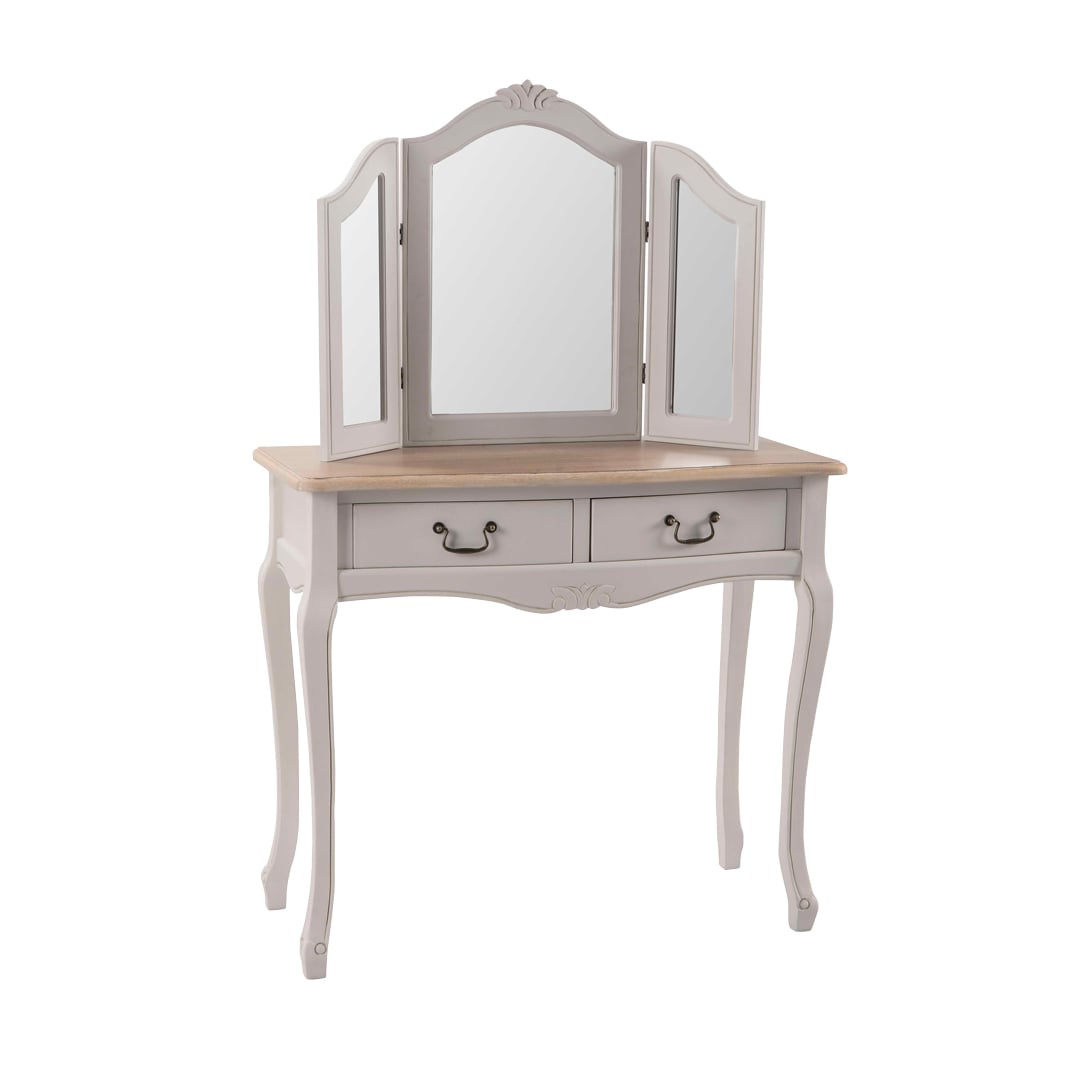 Toucador bela branco com espelho