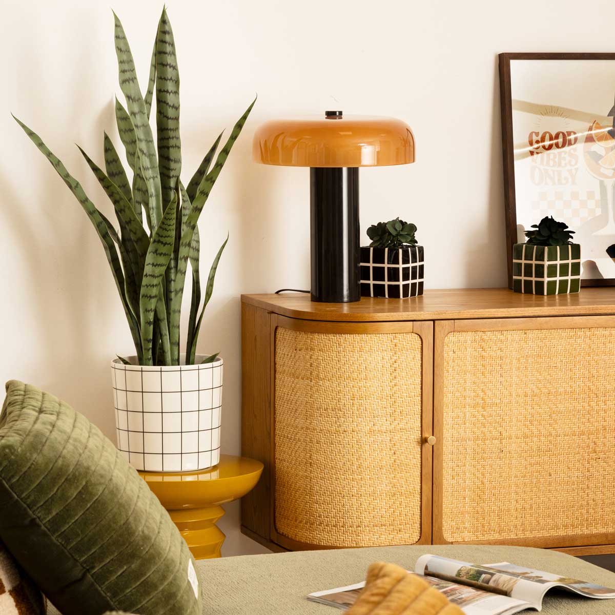 Candeeiro de mesa JODY em vidro