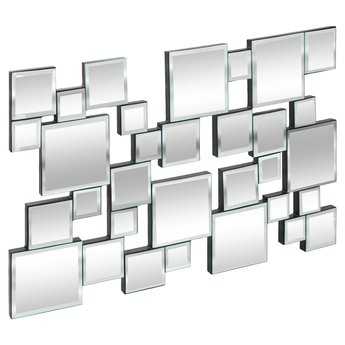 Espelho decorativo JANDIRA prateado 60x38cm