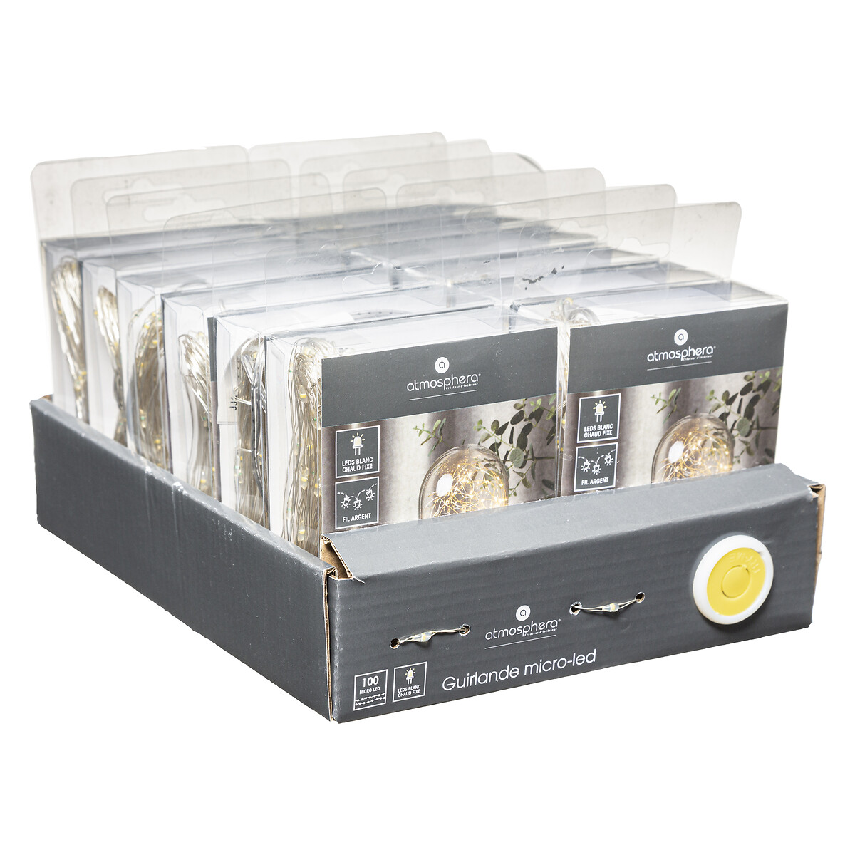 S&eacute;rie luminosa 100 microleds branco