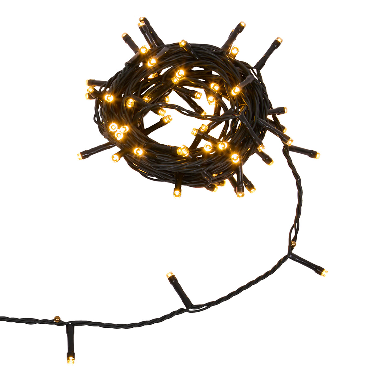 Série de natal branco quente 80LED 6M