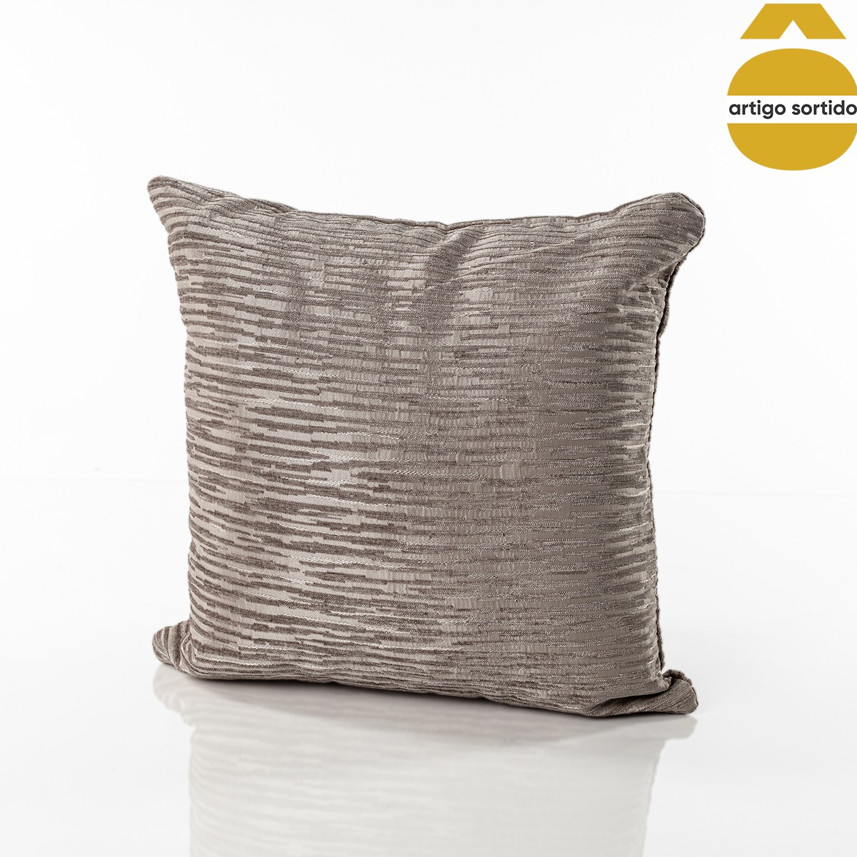 Almofada riscas AUTOMNE 43x43cm