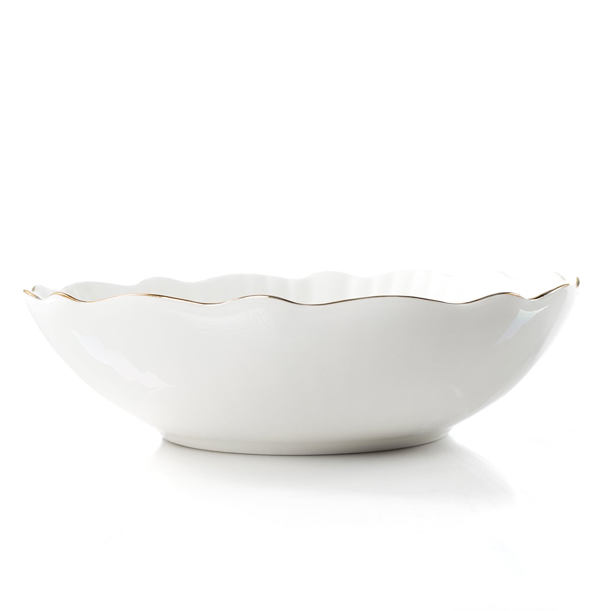 Prato para massa AUBREY branco 21cm