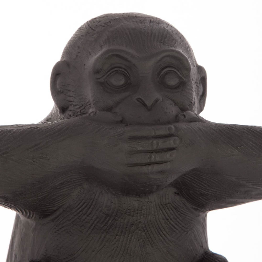Estatueta macaco sábio mudo
