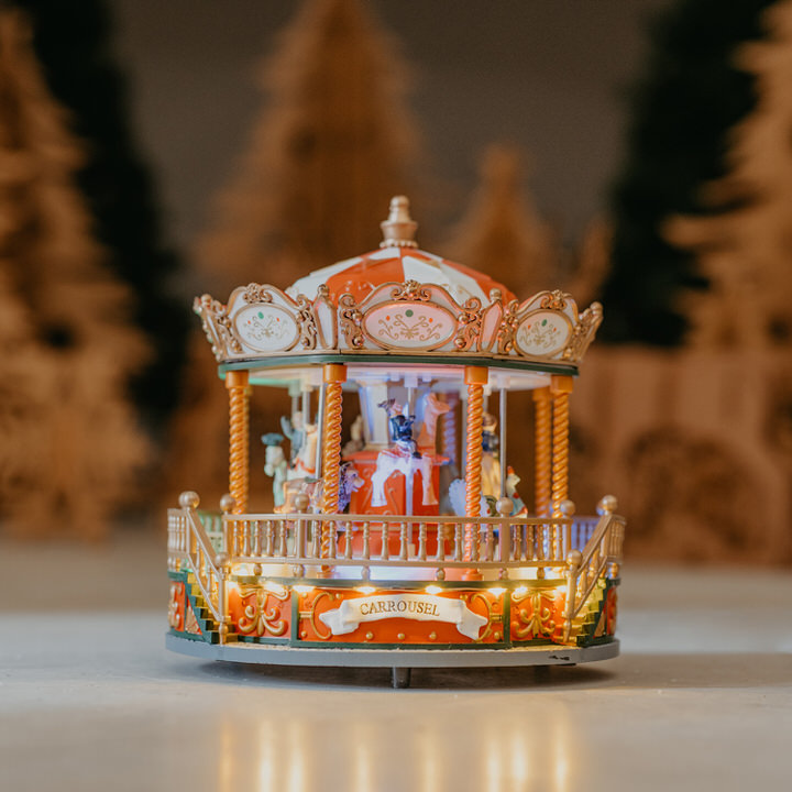 Carrossel animado com figuras