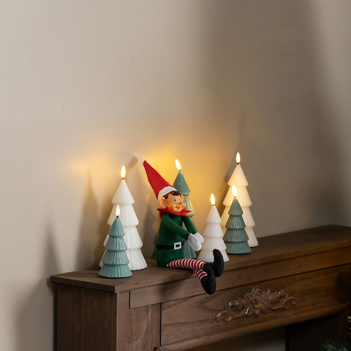 Figura de elfo traquina 40cm,  Figura de elfo traquina 40cm