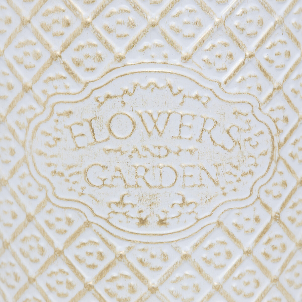 Vaso TINO em ferro branco 22cm