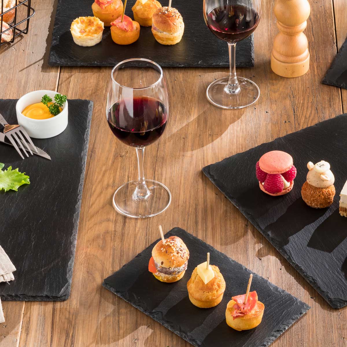 Tábua retangular em ardósia 20x30cm,  Tábua retangular em ardósia 20x30cm