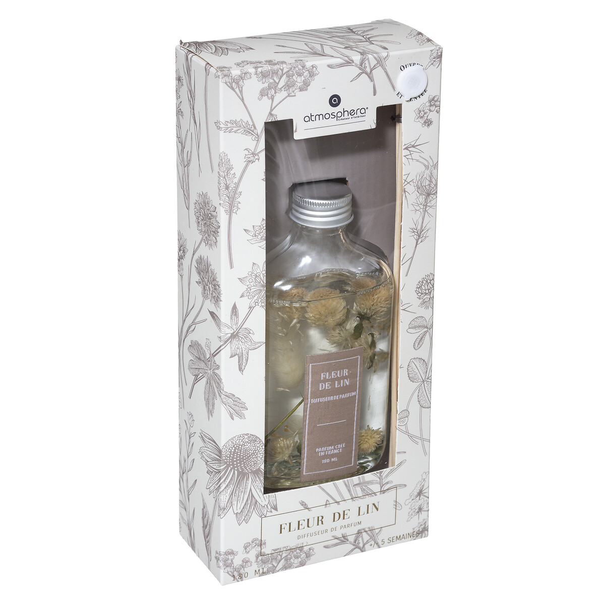 Ambientador mikado flor de linho SILI 180ml