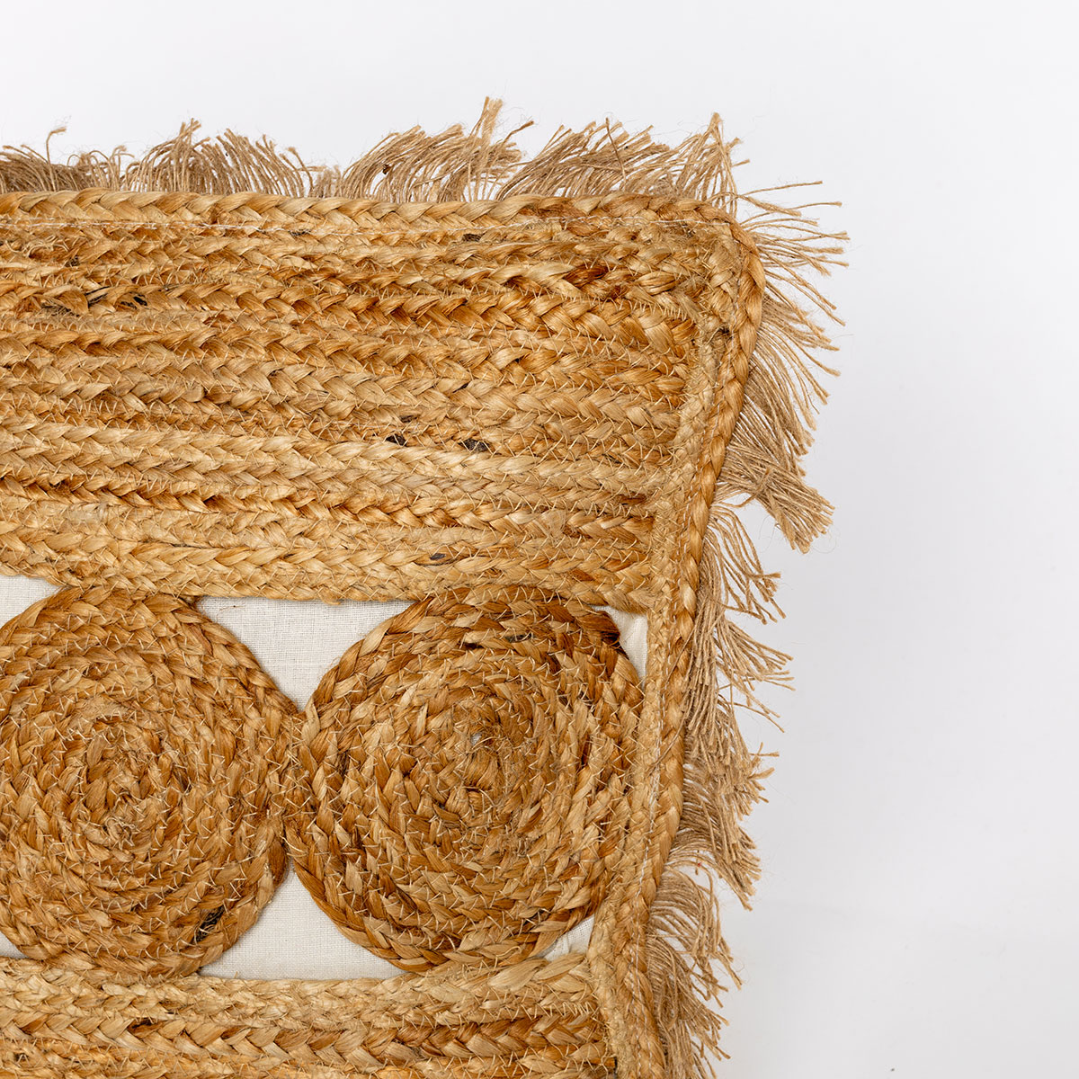 Almofada DIMELO bege em algodão 45x45cm