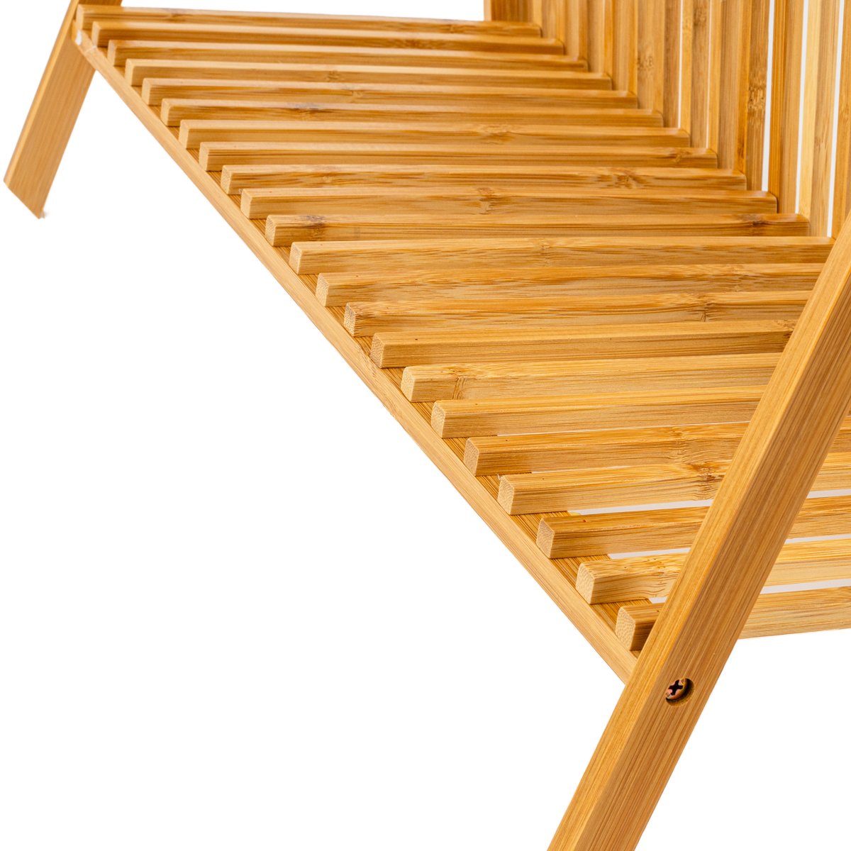 Estante de 2 n&iacute;veis em bambu