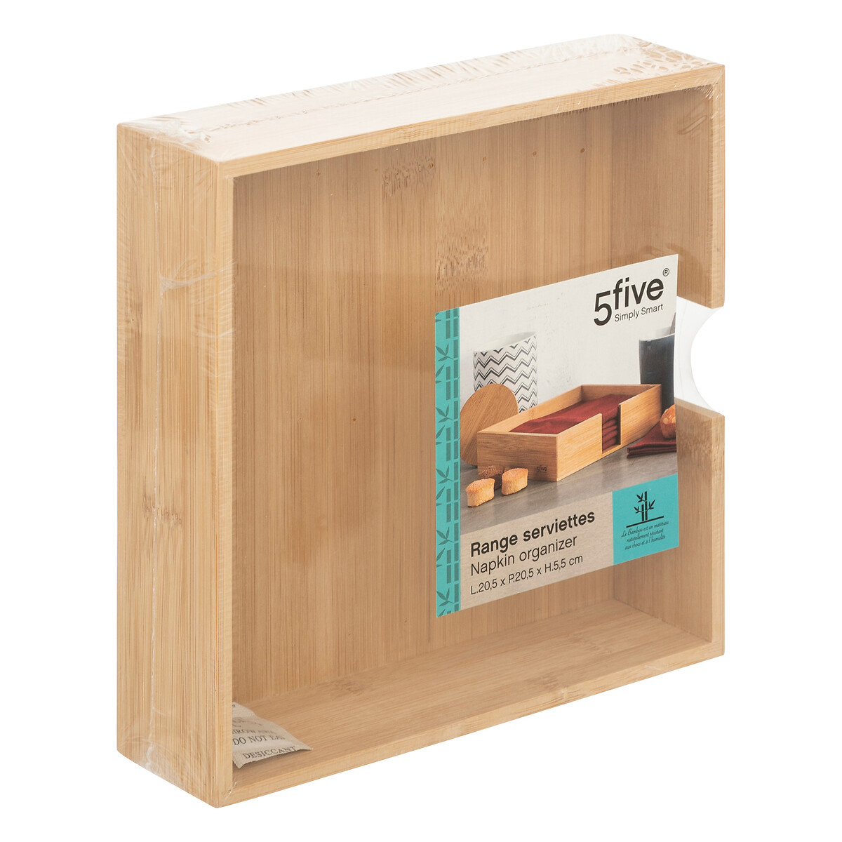 Suporte de guardanapos em bambu