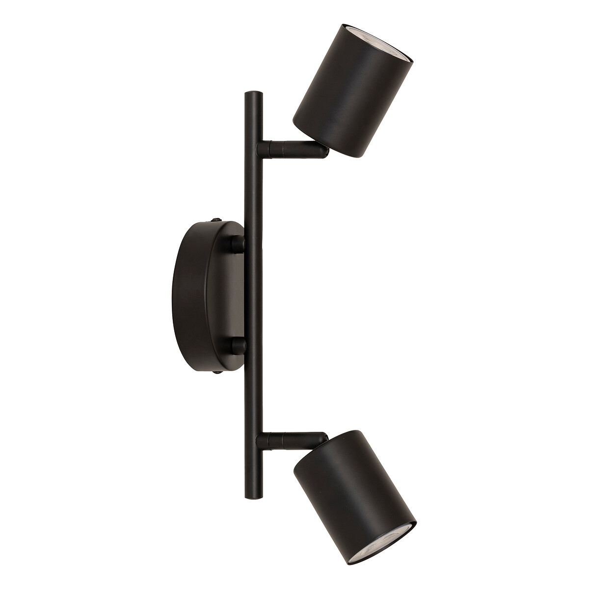 Candeeiro de parede VICO preto com 2 focos