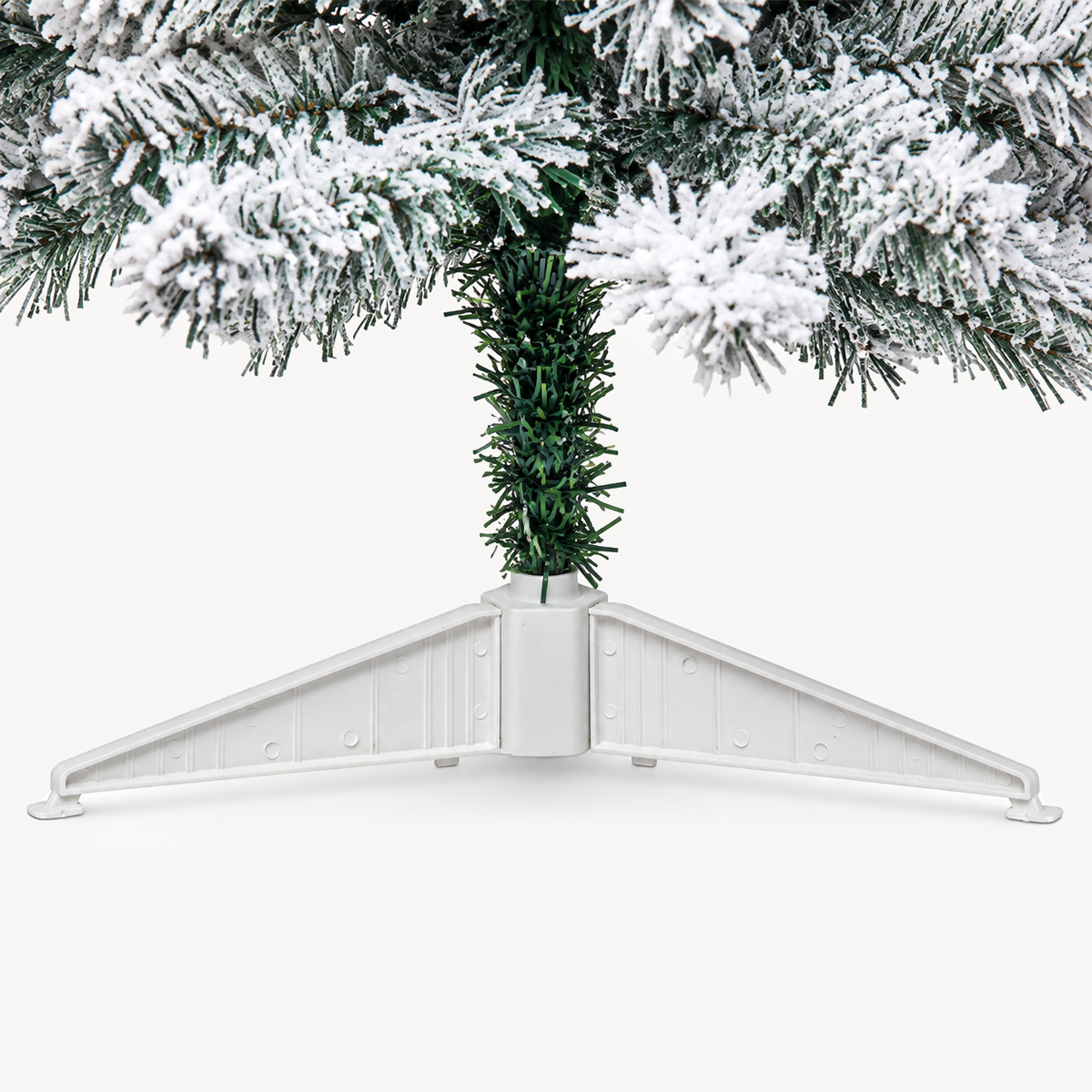 &Aacute;rvore de natal FLOQUE verde com efeito neve 100cm