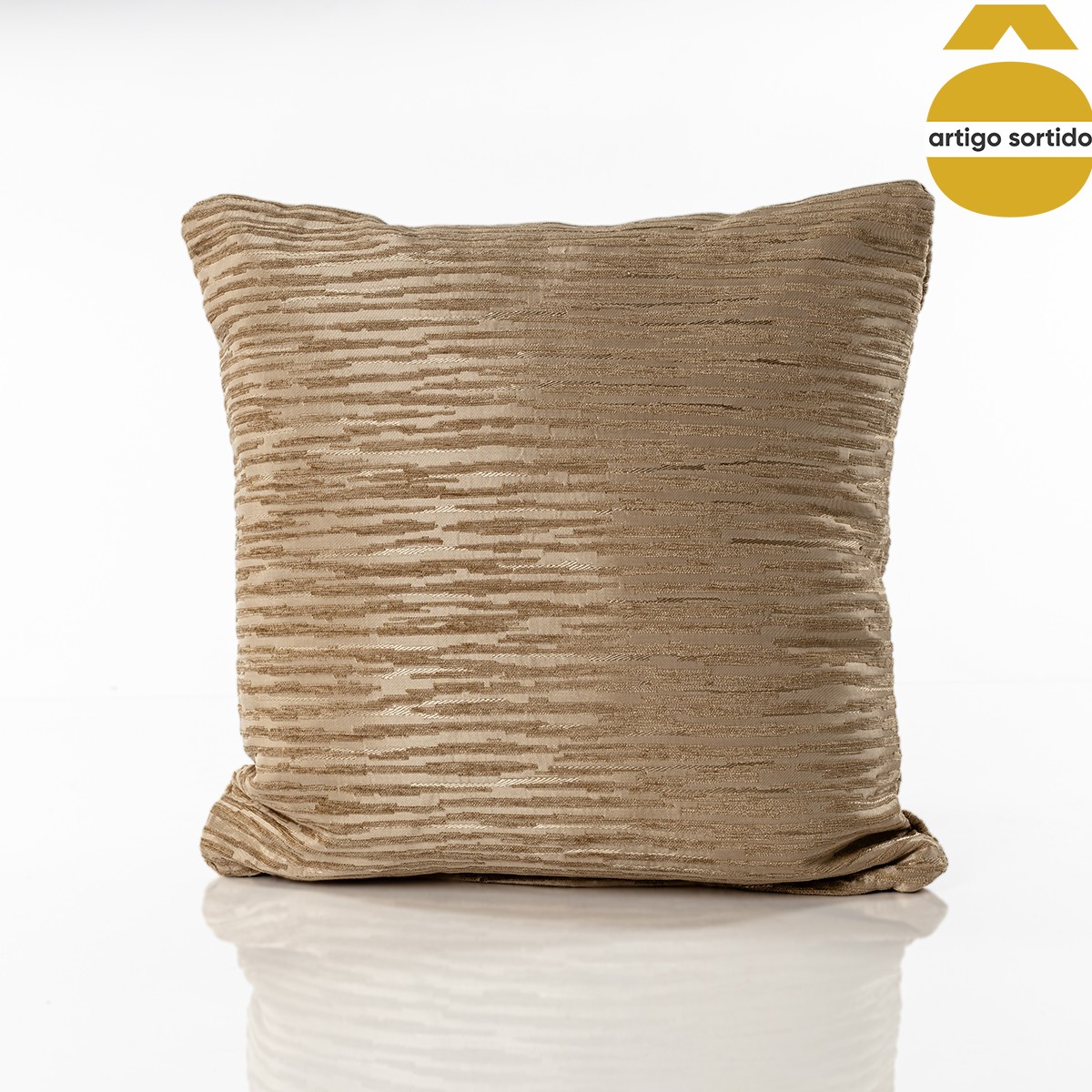 Almofada riscas AUTOMNE 43x43cm
