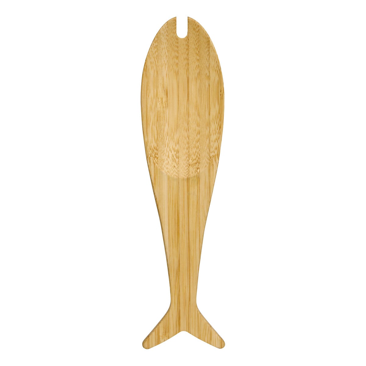 Conjunto de 2 talheres para salada em bambu