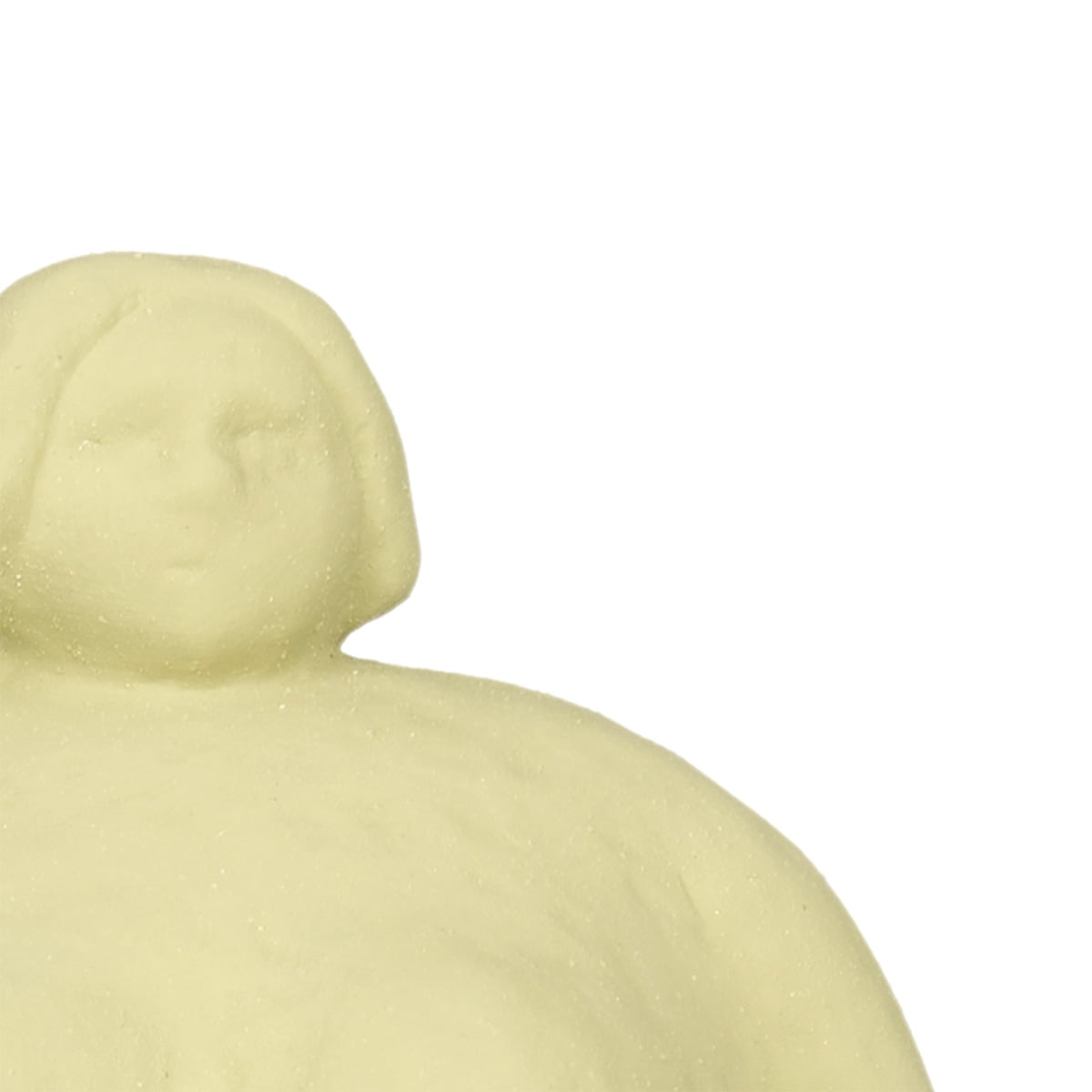 Est&aacute;tua figura de mulher em cer&acirc;mica verde 25cm