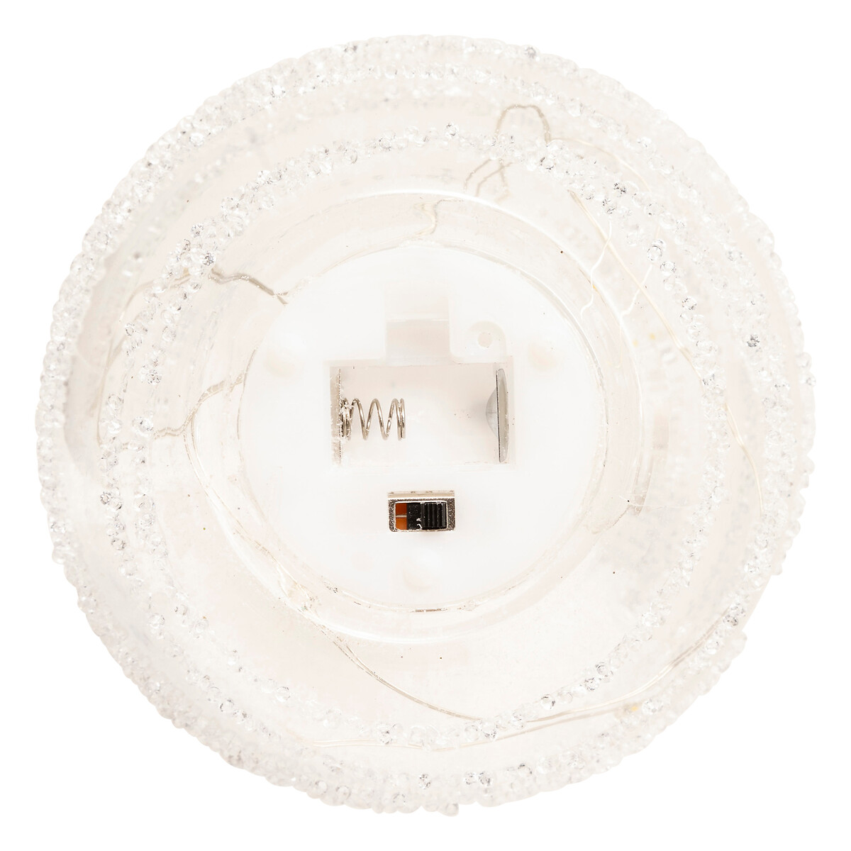 Casti&ccedil;al transparente com LED 8,5x10cm