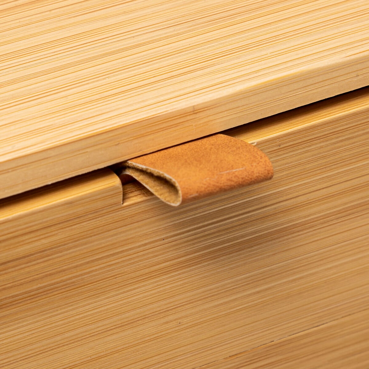 Organizador wc com 2 gavetas em bambu