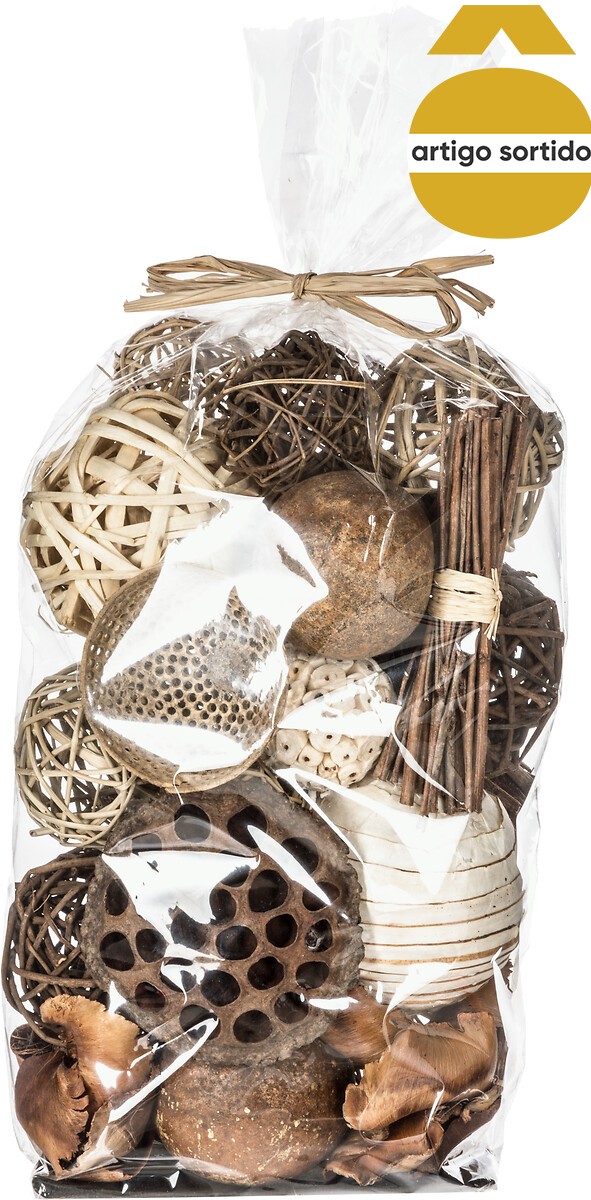 Bolas decorativas natural 500g