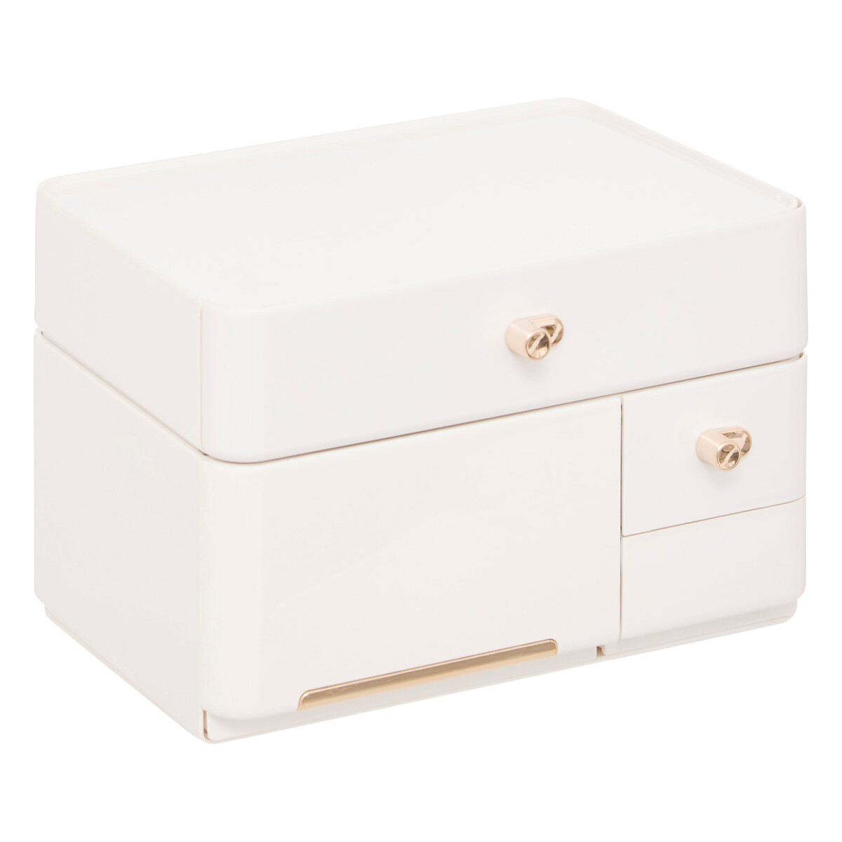 Organizador wc branco com gavetas 27cm