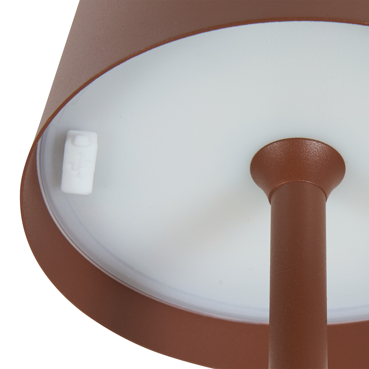 Candeeiro de mesa CODY castanho usb 36cm