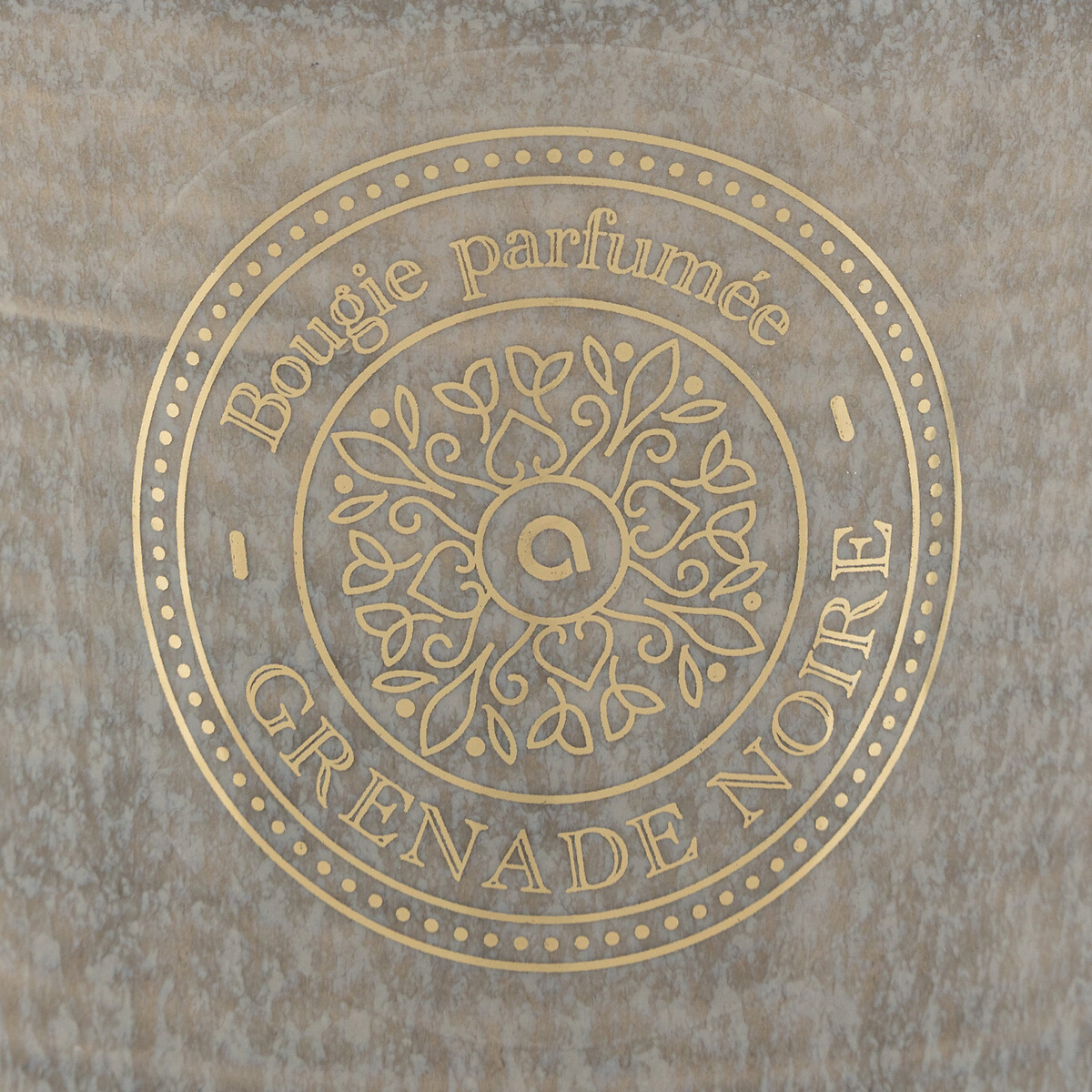 Vela perfumada GRENADA NOIR com castiçal em cerâmica 350g,  Vela perfumada GRENADA NOIR com castiçal em cerâmica 350g