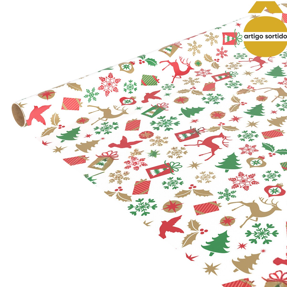 Rolo de papel de embrulho tradicional 500cm