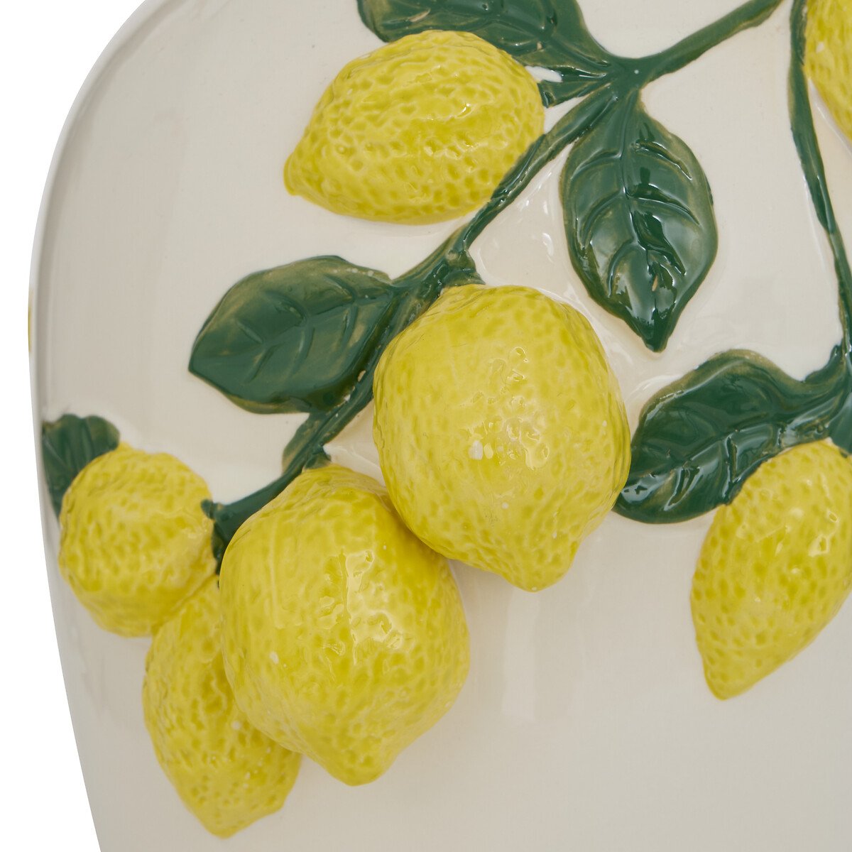 Jarra com lim&otilde;es 3d FRUITY em cer&acirc;mica 32cm