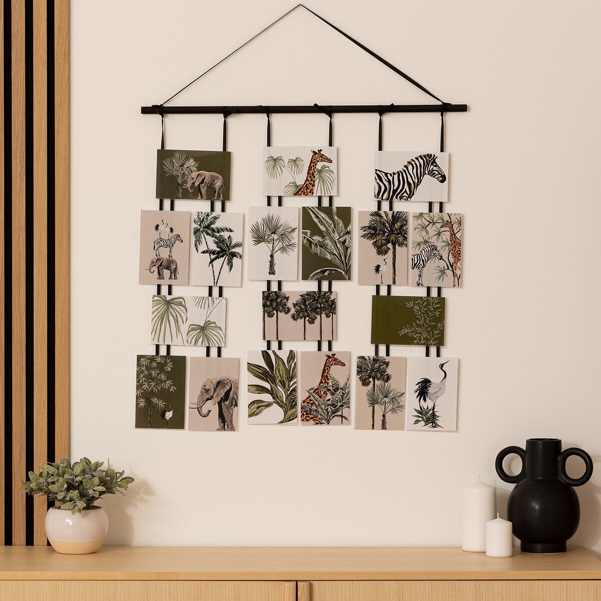 Multimoldura em acr&iacute;lico para 18 fotos