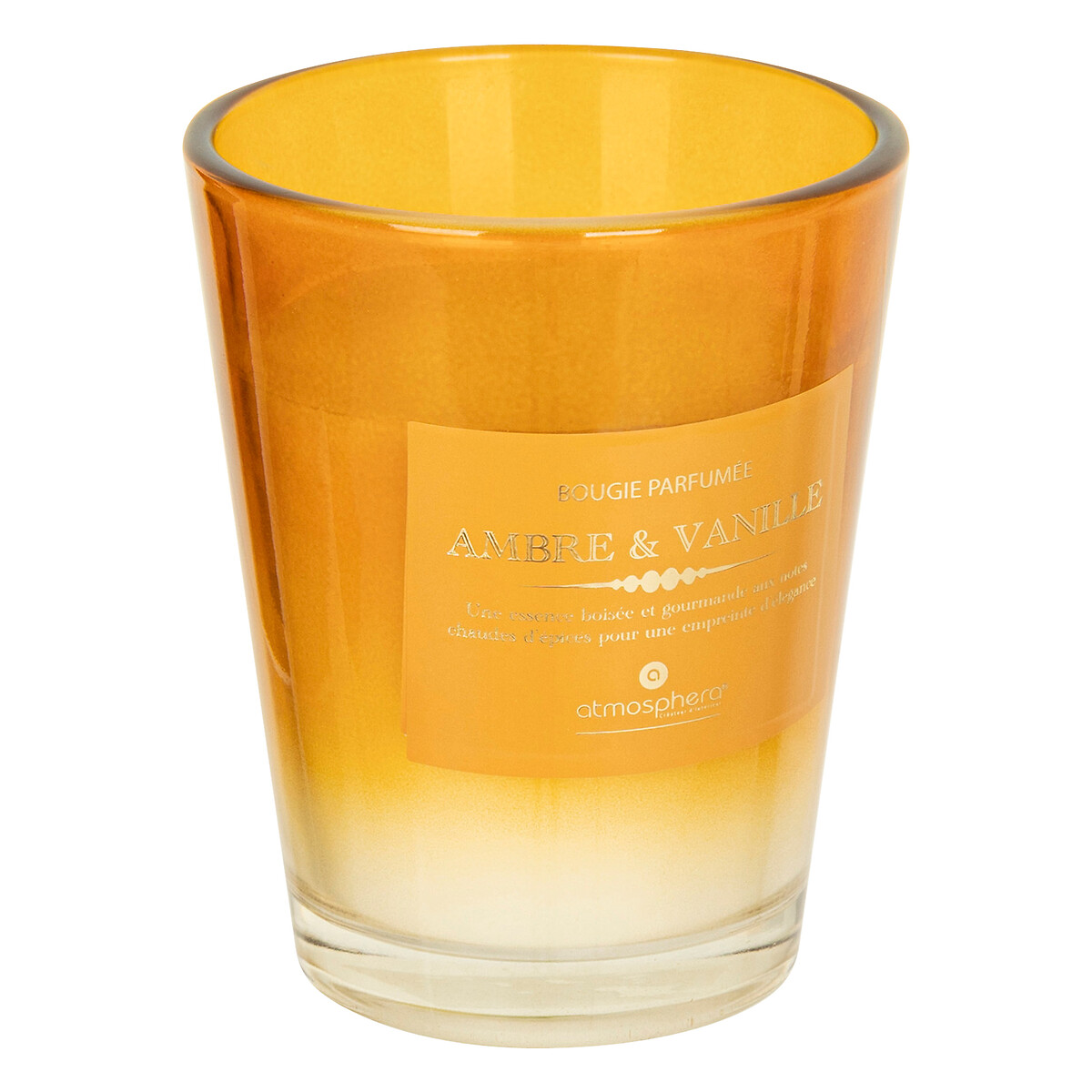 Vela perfumada em frasco de vidro ALMA AMBER 270g