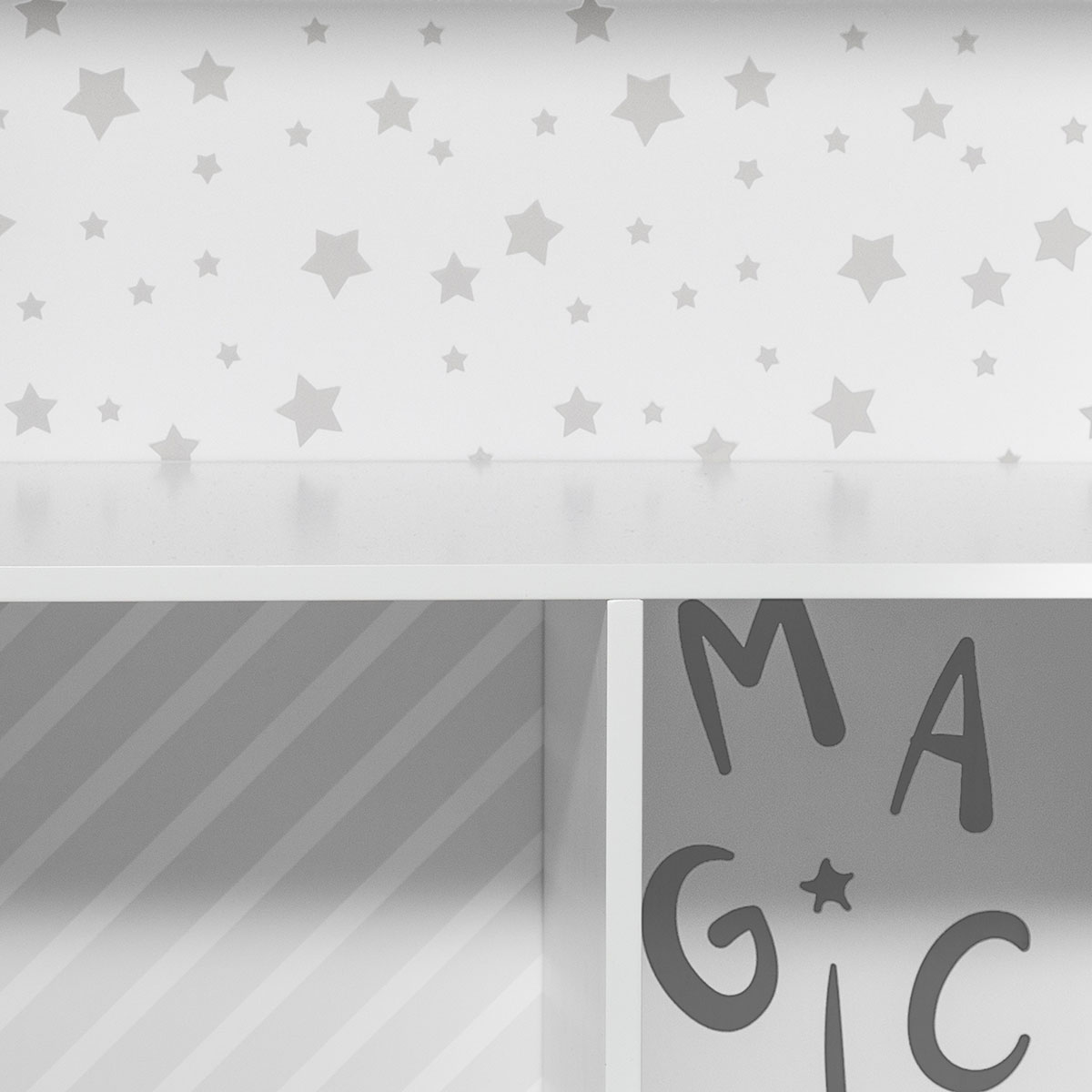 Estante em forma de casa,  Estante em forma de casa