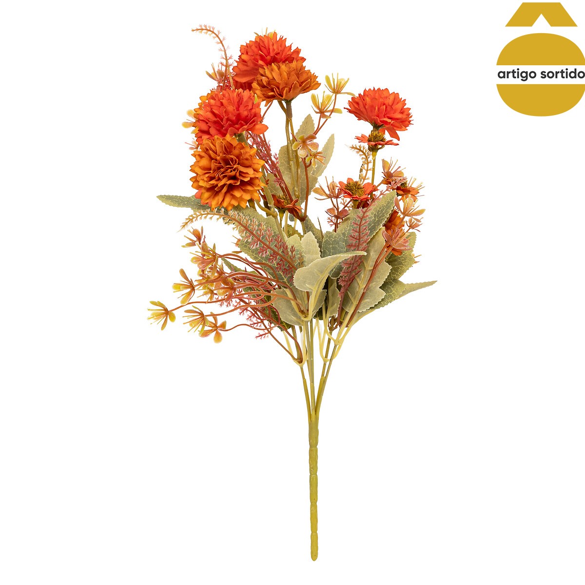 Bouquet com flores artificiais pery 33cm,  Bouquet com flores artificiais pery 33cm
