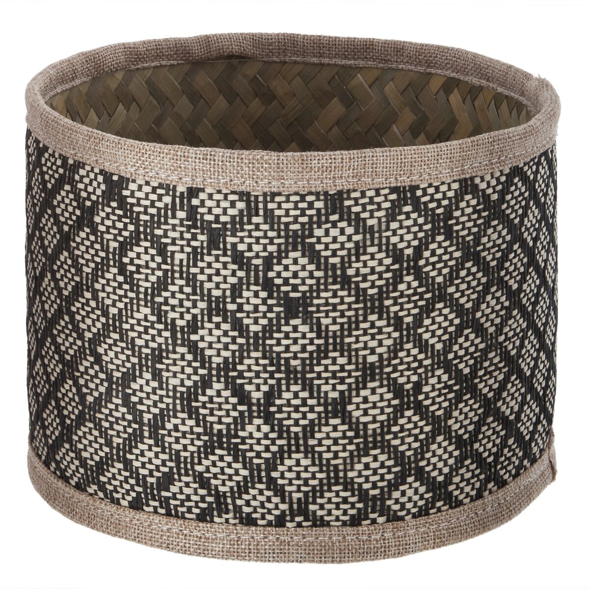 Cesto redondo decorado NOMADE 19cm