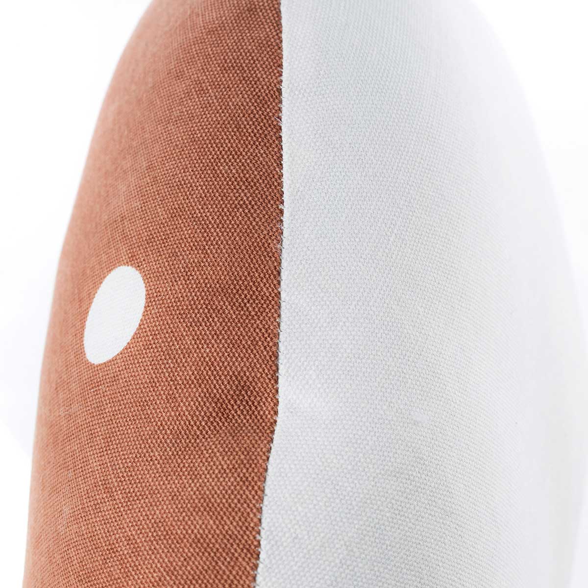 Almofada FERME cogumelo terracota