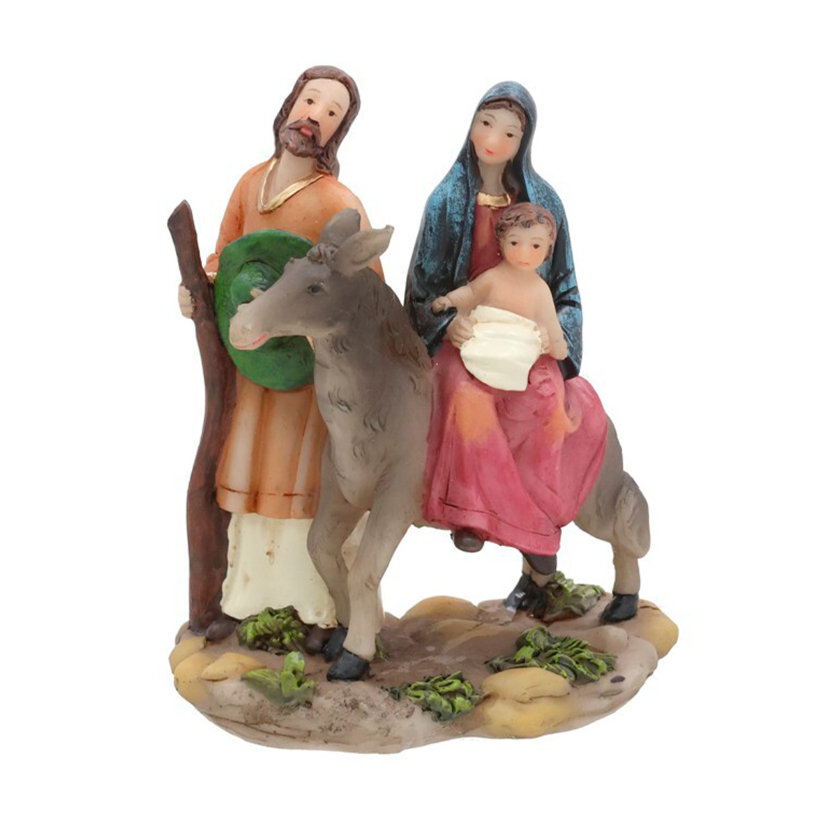 Pres&eacute;pio com 4 figuras