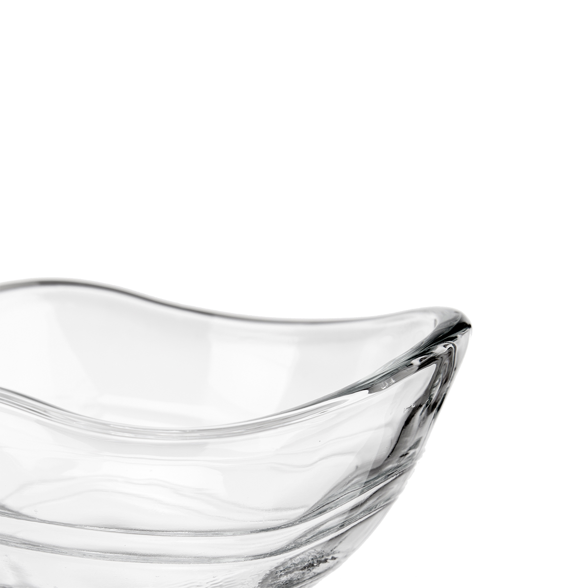 Ta&ccedil;a de gelado forma ondulada