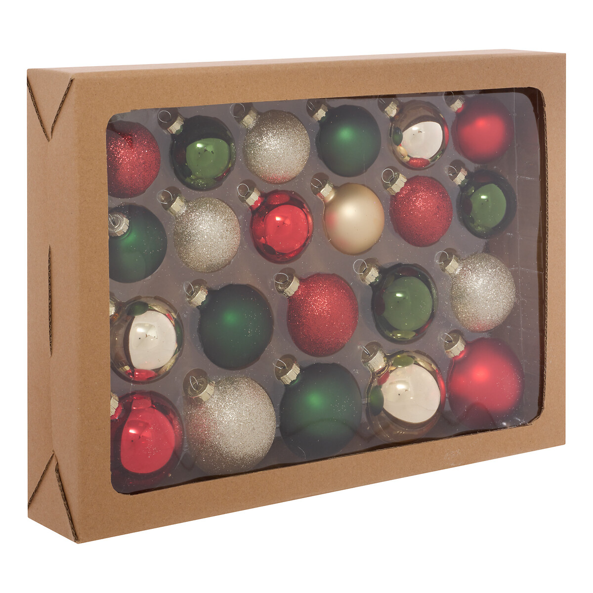 Conj. 22 bolas de Natal em vidro