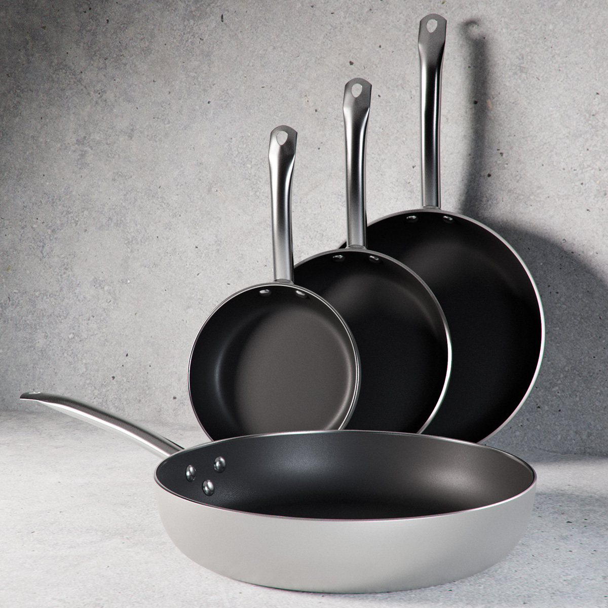 Frigideira SILVER em alumínio 24cm