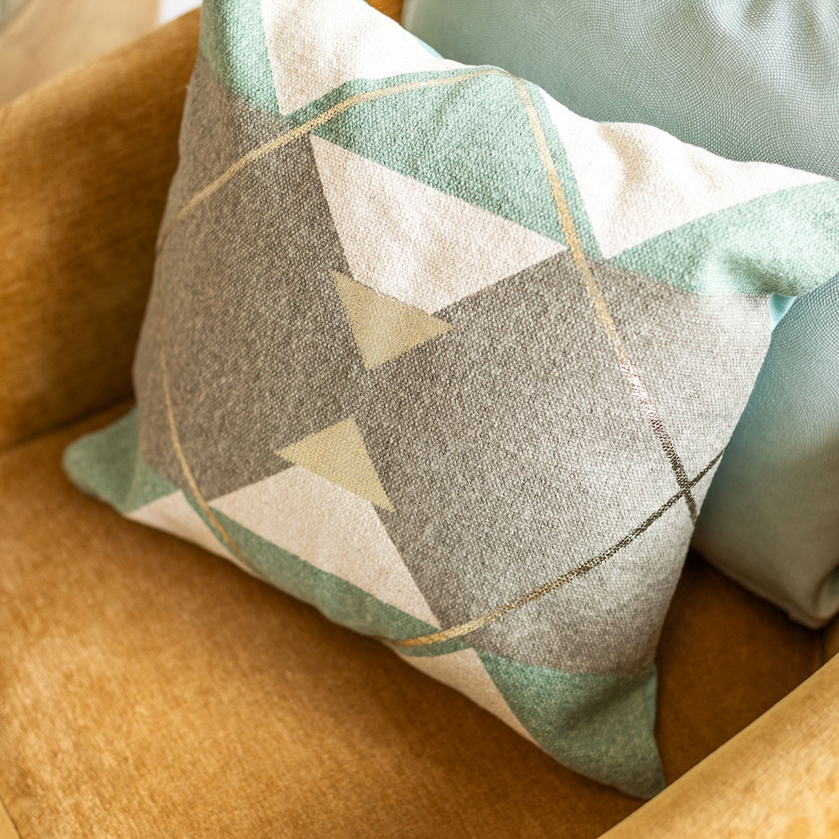 Capa para almofada decorada geometric 40x40cm,  Capa para almofada decorada geometric 40x40cm