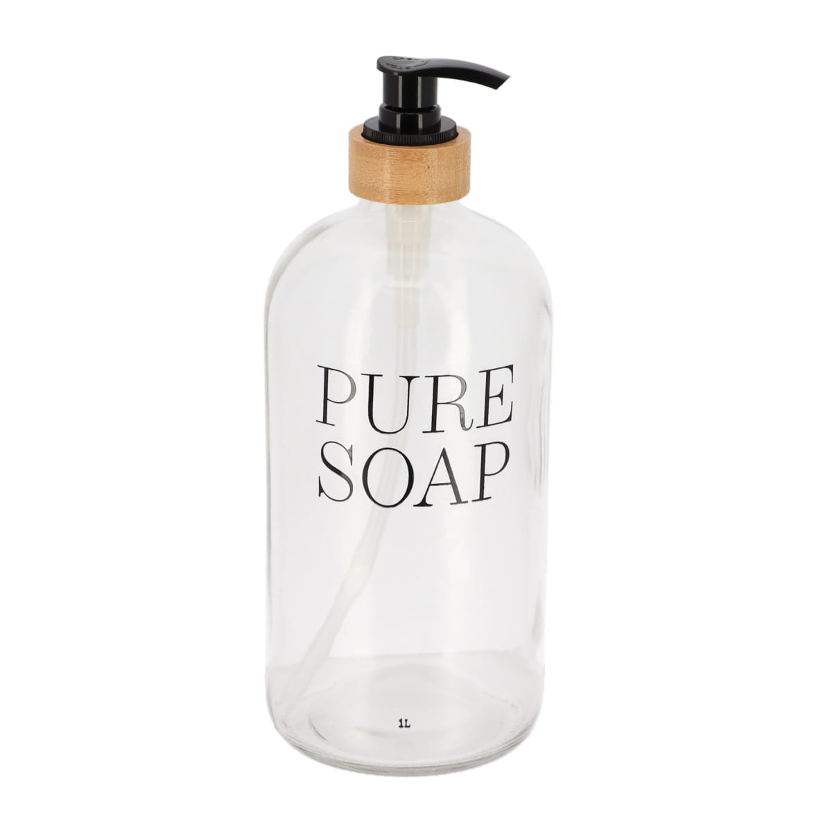 Doseador sabonete l&iacute;quido em vidro PURE SOAP 1000ml