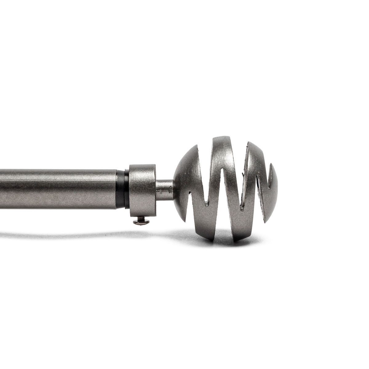 Kit varão extensível villa LOUISE cinza 120-210cm