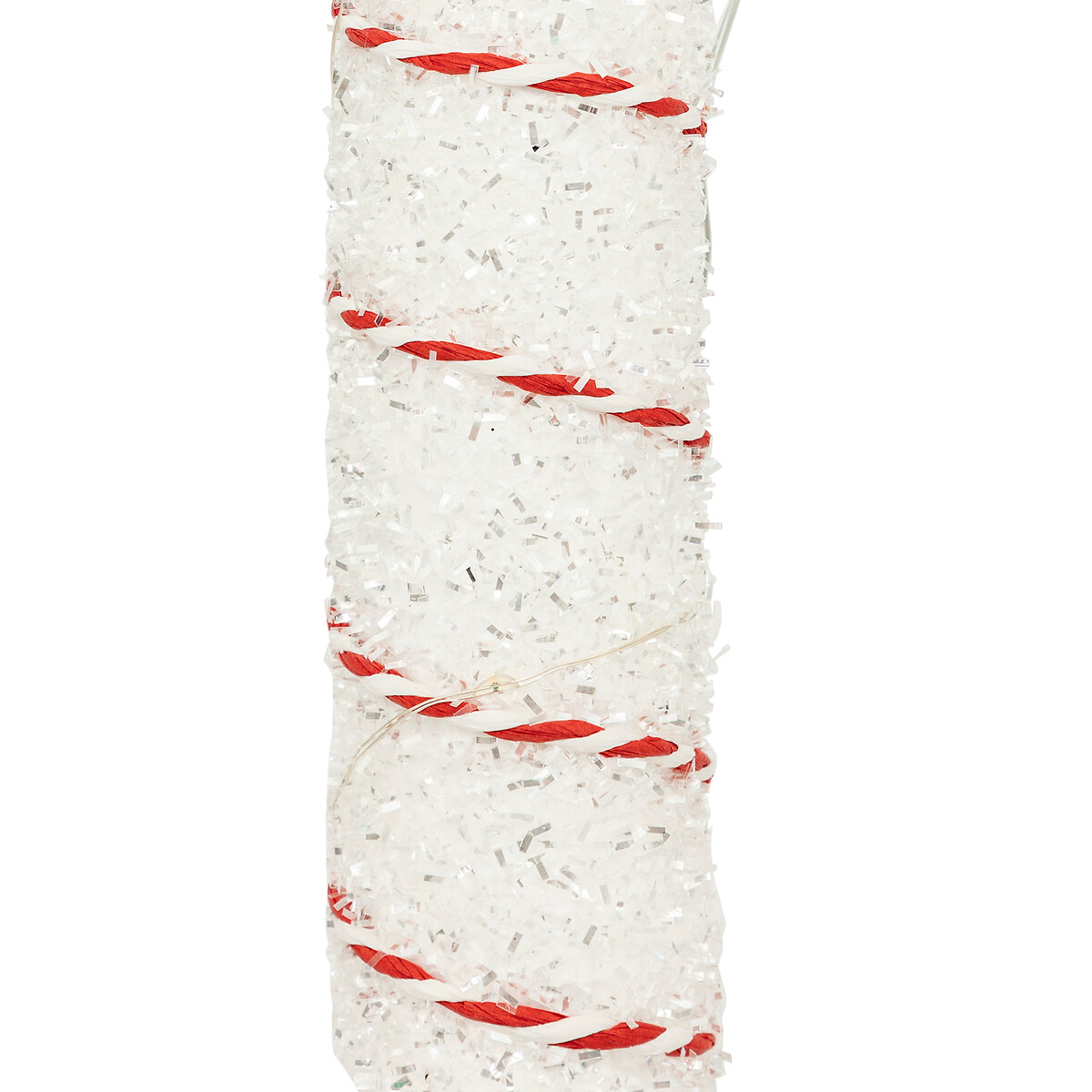 Pendurante de bengala com led branco e vermelho 50cm
