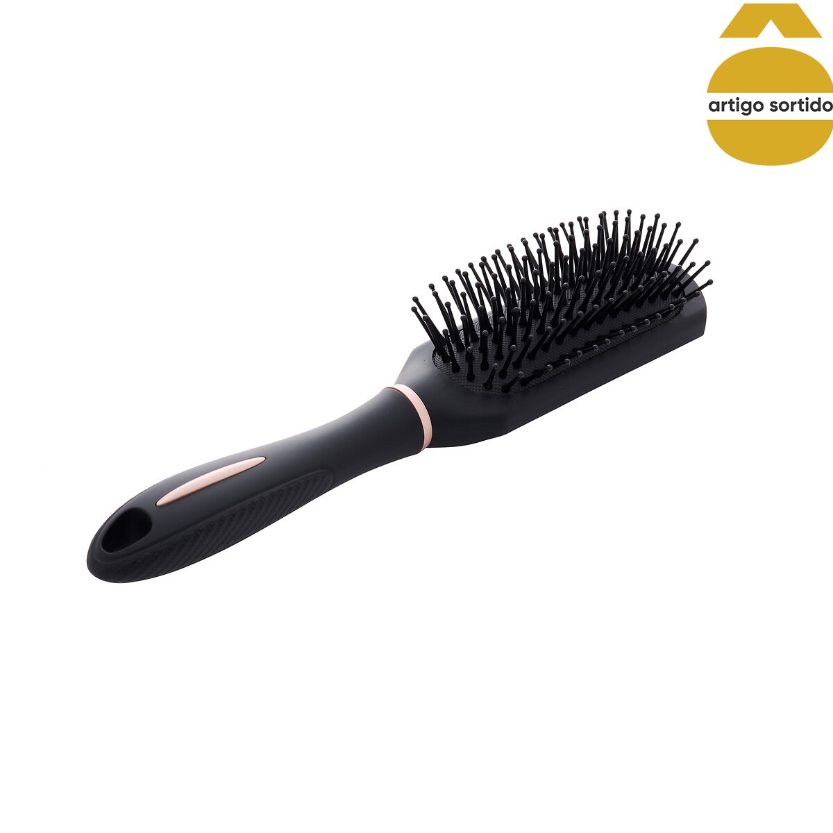 Escova de cabelo em pl&aacute;stico