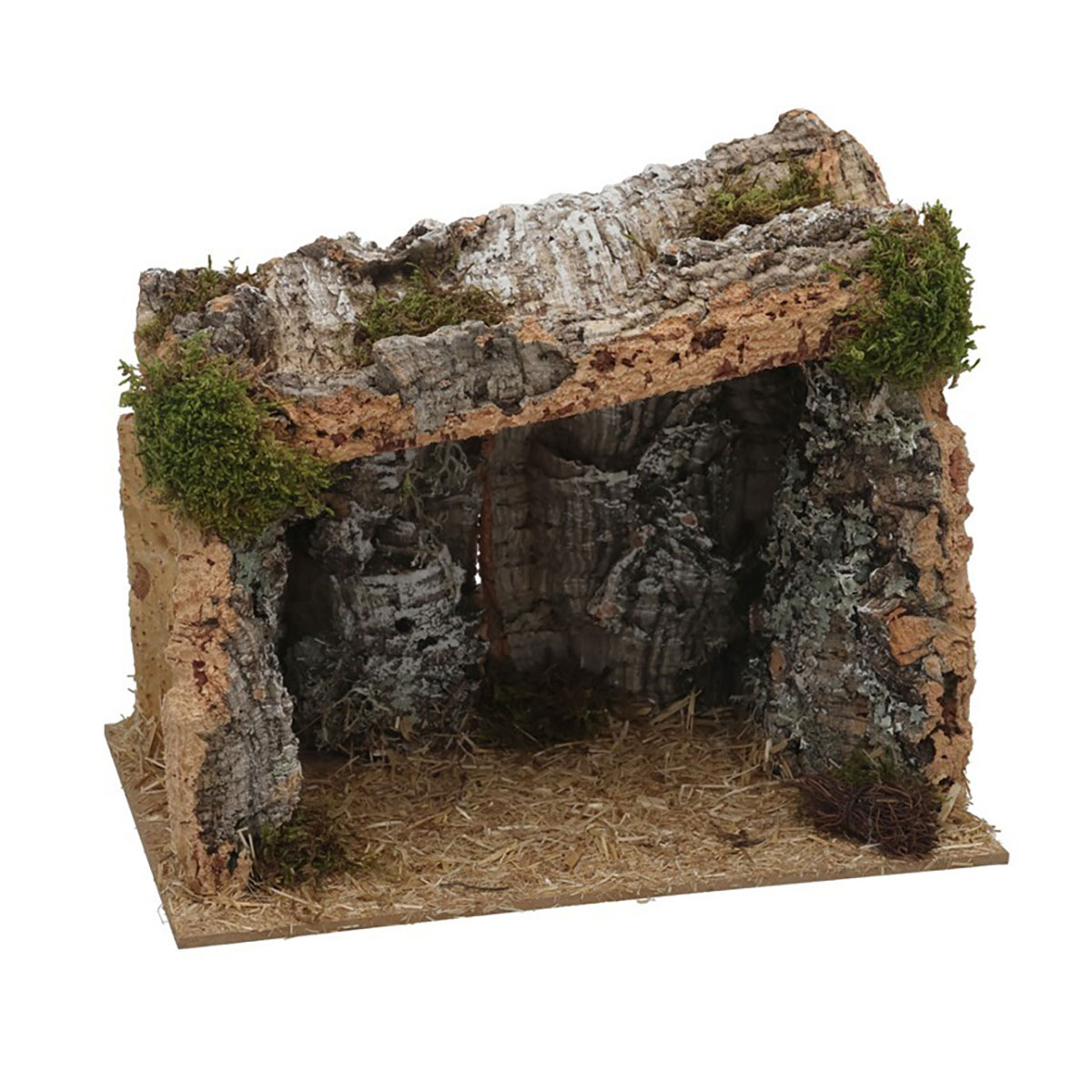 Cabana para pres&eacute;pio em corti&ccedil;a